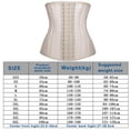 thumbnail image 3 of Corsé Entrenador De Cintura 25 Steel Bones Cinturón adelgazante Matt Surface Tummy Wrap para Hombres Mujeres (Sink L), 3 of 8