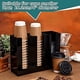 thumbnail image 5 of Dispensador de tazas de café de 3 compartimentos, organizador de vasos de papel, soporte de manga, organizador de vasos desechables, suministro de cafetería, soporte de vasos de papel (negro), 5 of 5