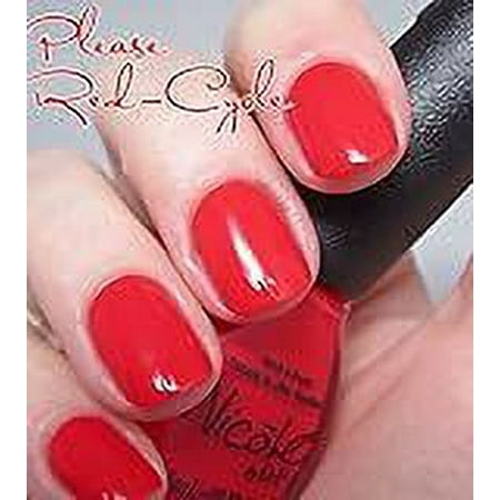 Nicole by O.P.I Nail Lacquer, Please Red-Cycle