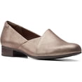 thumbnail image 3 of Zapatos Clarks Juliet Palm Mocasín de Cuero Metálico Talla 9, 3 of 4