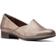 thumbnail image 3 of Mocasín Juliet Palm metálico de cuero para mujer Clarks, talla 10, 3 of 4