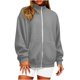 thumbnail image 5 of AUNVITO Women's Waffle Long Sleeve Pullover Hooded Sweatshirt Casual and Cozy Loungewear, 5 of 5