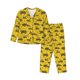 thumbnail image 1 of Balery Vintage Excavator Conjunto de Pijama con Estampado para Mujer, Conjunto de Dos Piezas con Manga Larga, Ropa de Dormir Suave con Bolsillos, Pijamas Cómodos-Medium, 1 of 7