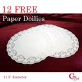 thumbnail image 4 of Cakebon Cake Stands - 12"" Silver With Faux Rhinestones For Cakes And Pastries - Lightweight Polystyrene Foam For Party Sturdy Wedding Cake Stand, 4 of 4