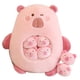 thumbnail image 2 of Peluche de carpincho, juguete de dibujos animados para decoración del hogar, juguete de carpincho para adolescentes Rosa, 2 of 9