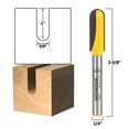 thumbnail image 2 of 3/8" Diameter Core Box Router Bit - 1/4" Shank - Yonico 14962q, 2 of 2