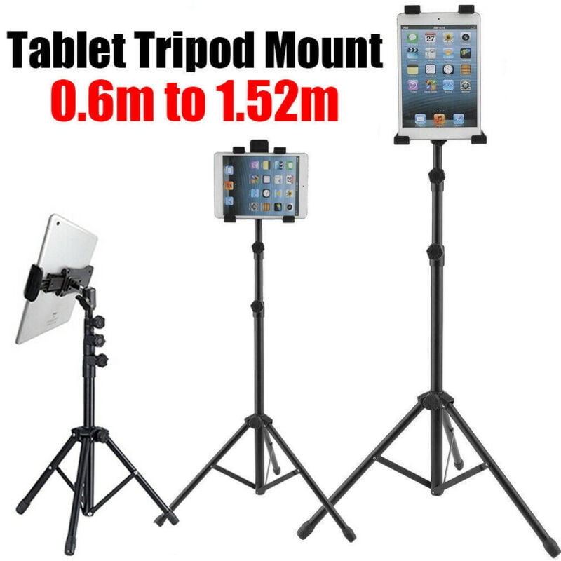 Adjustable Tripod Stand Holder Bracket For iPad 1 2 3 4 7"-13" Tablet Mount 