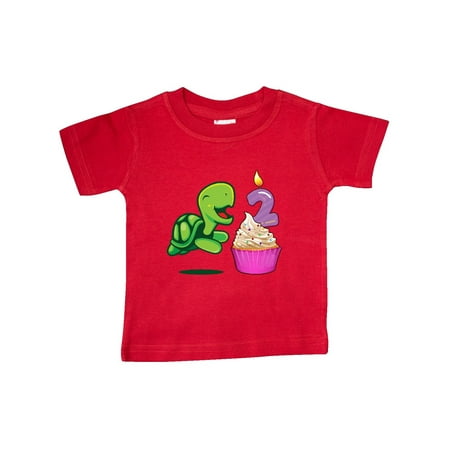 

Inktastic 2nd Birthday Turtle Gift Baby Boy or Baby Girl T-Shirt