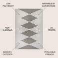 thumbnail image 2 of JONATHAN Y SANTA MONICA 3 x 5 Area Rug, Vinales Diamond Stripe - Light Gray/Black, SMB204B-3, 2 of 5
