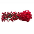 thumbnail image 3 of facefd Artificial Flower Garland Wall Hanging Simulation Floral Vine Home Office artificial Flower Rattan, Rose Red, 3 of 5