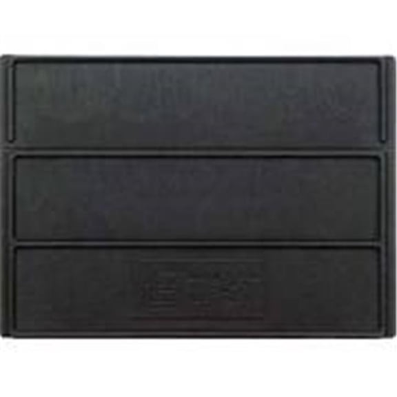 Quantum Medical DSS403 Black Stackable Shelf Bin Divider for 8.25 in. W Shelves - 6 per Carton