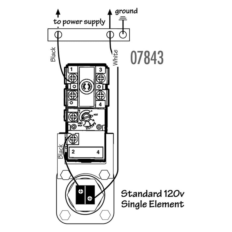 Camco 07843 - Apcom Style Black Single Water Heater Thermostat with HLC -  Walmart.com