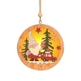 thumbnail image 2 of Colgante luminoso de madera para ancianos del bosque de Navidad, adornos para árboles de Navidad, colgante pequeño redondo de estrella de cinco puntas Wmkox8yii fhajkh5857, 2 of 2