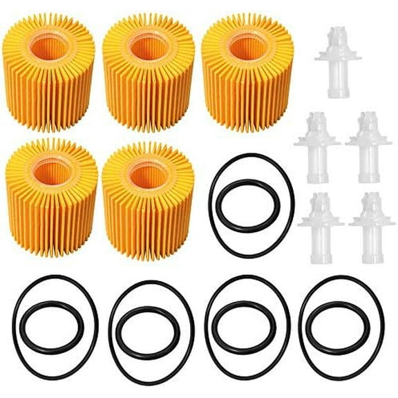 04152-YZZA1 Oil  Kit Replacement for Toyota Avalon Camry RAV4 Sienna 2013-2018 Lexus ES300h ES350 IS200t RX350 RX450h (5 PCS)