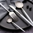 thumbnail image 3 of GloryStar 4pcs Kitchen Cutlery Set With Knife Spoons Forks Corrosion-resistant 304 Stainless Steel Cooking Utensil Set Tableware, 3 of 8