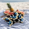 thumbnail image 5 of Outdoor Pillow Cover Abstract Blue Black Yellow Dots Set of 2 Waterproof Throw Pillowcases Modern Art Decorative Patio Furniture Pillows for Couch Garden Indoor & Outdoor Use, 5 of 9