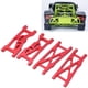 thumbnail image 4 of Brazos De Suspensión RC, Brazos Traseros Delanteros RC Antideformación De Repuesto Para Camión De Recorrido Corto 1/10 RC Para LOSI 22S SCT Cergrey Rojo, 4 of 8