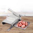 thumbnail image 1 of CGOLDENWALL Manual Ribs Meat Slicer Household Stainless Steel Small Bone Cutting Slicing Machine Chicken Lamb Chops Ribs Herb Pastry Cutter for Home, 1 of 6