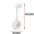 thumbnail image 2 of Shower Head Holder Shower Wand Bracket Adhesive Shower Wall Mount Holder Platic Shower Spray Holder, Drill Free Glue Installation, 2 of 5