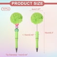 thumbnail image 2 of Uxcell Pompom Ballpoint Pens, Fluffy Ball Pens Pom Pom Plastic Cute Beaded Pen for DIY Gift Writing Office Supplies - 10 Pcs  (Green), 2 of 6