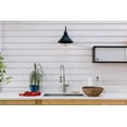 thumbnail image 6 of Miseno MNO500DFB Galleria Pre-Rinse Kitchen Faucet with Multi-Flow Spray Head in Black, 6 of 7