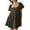Coffee-10, variant on STETMN Women's Summer Formal Dresses 2025 Elegant Short Sleeve Crew Neck Tiered A-Line Swing Dresses