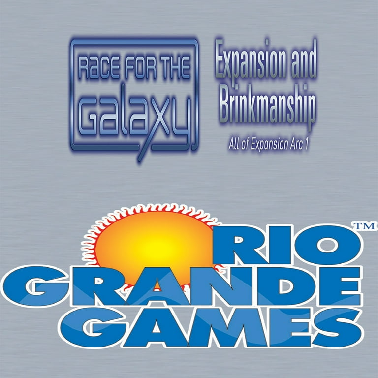 Rio Grande Games Race for The Galaxy: Expansion and Brinkmanship - The Combined 1st Arc - Rio Grande Games, Compatable with Race for The Galaxy Second Edition, Ages 14+, 1-6 Players, 30-60 Min Rio Grande Games Race for The Galaxy: Expansion and Brinkmanship - The Combined 1st Arc - Rio Grande Games, Compatable with Race for The Galaxy Second Edition, Ages 14+, 1-6 Players, 30-60 Min