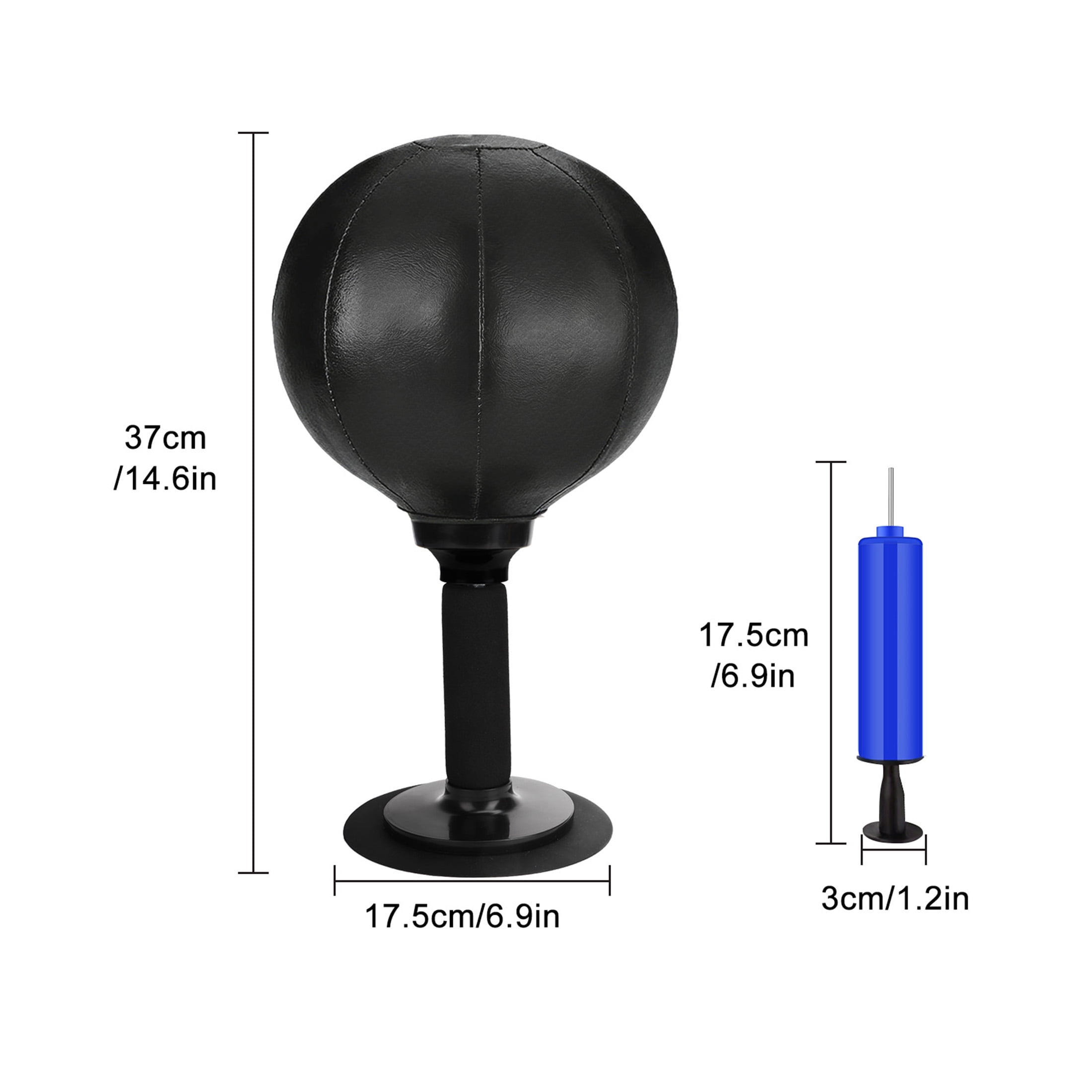 Desktop Punching Bag, TSV Stress Buster Rage Bag with Suction Cup for Table and Counters, Heavy Duty Stress Relief Ball, Desk Boxing Punch Ball for Coworkers Friends