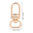 thumbnail image 2 of unbranded 10Ud De Metal Dorado Para Con Fabricación Precisa Ideal Para Bolsos Y Mochilas, 2 of 8