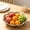 Beige, variant on Flower Shaped Serving Bowl, Plastic Fruit Plates Candy Dishes Snack Tray, Lightweight Decorative Bowl for Home Office Coffee Table Kitchen Party, Blue