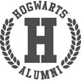 thumbnail image 2 of Harry Potter Hogwarts Alumni Men's Grey T-shirt-L, 2 of 4
