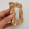 thumbnail image 4 of Abbracc 2X Vintage Photo Frame Carved Lace Resin Mini Picture Frame Photo Props Square, 4 of 7