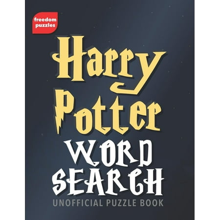 Harry Potter Word Search: Find over 1,600 words from J.K Rowling's magical books and films including Hogwarts, the characters you love, spells, actors and more in this unofficial Puzzle Book (Paperbac