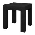 thumbnail image 2 of Henn&Hart 22" Black Grain MDF Side Table, 2 of 8