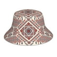 thumbnail image 3 of Daiia Fashion Tatreez2 Pattern Bucket Hat - Trendy Cotton Sun Hat for Beach, Golf, Fishing - Fun Outdoor Vacation Boonie for Men and Women, 3 of 9
