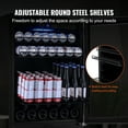 thumbnail image 3 of VEVOR 154 Bottle Wine Fridge Stainless Steel Wine Cooler with LED Light and Lock, 3 of 9