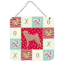 Shar Pei 2 Love Wall or Door Hanging Prints Red