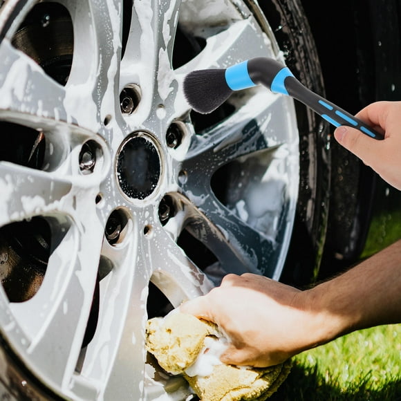 OUNONA Truck Washing Brush Interior Gap Cleaning Brush Rubber Multi Detailing Tool 1Pcs