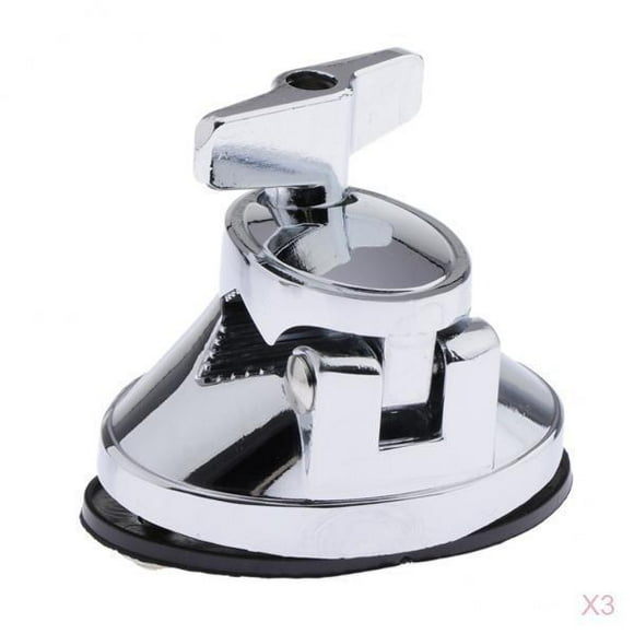 Soporte de Tambor Sunnimix 3pcs Aleación de Zinc Base de Soporte de Montaje