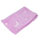 thumbnail image 3 of Manta de poliéster brillante suave y cálida manta difusa para cama sofá todo SeasonPurple, 3 of 8
