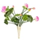 thumbnail image 3 of 2 PCS Flor artificial Decoración del hogar Mini Silk Lotus Flower Flores falsas Arreglo para el hogar (rosa claro), 3 of 6
