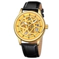 thumbnail image 1 of Men's Automatic Mechanical Watch 3ATM Waterproof Wristwatch with Genuine Leather, 1 of 8