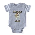 thumbnail image 1 of CafePress - Bulldog Mom - Cute Infant Baby Football Bodysuit, 1 of 1