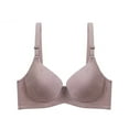thumbnail image 2 of SROBPTY Plus Size Bra for Women, Womens Push Up Bra, Women's Seamless Underwire Thin Push Up D Cups Comfortable Lightweight Daily Bras Dark Gray,46/105D, 2 of 3