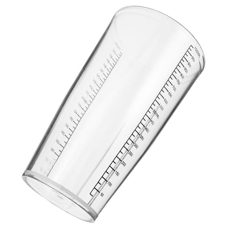YOSADIER Transparent Graduated Plastic Blender Cup Replacement with Measurement Marks for Home Use