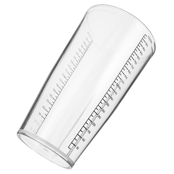 YOSADIER Transparent Graduated Plastic Blender Cup Replacement with Measurement Marks for Home Use