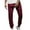 Wine, variant on Cargo Pants for Men QIPOPIQ Clearance,Men's Long Sport Pants Fit Running Joggers Sweatpants Wine 3XL