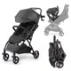 thumbnail image 1 of Summer Infant Ingenuity 3Dquickclose CS+ carriola plegable compacto – carriola ligero con dosel de gran tamaño, almacenamiento extragrande y plegado compacto, negro, 1 of 8