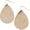 Classic - Gold, variant on Gold Dangle Earrings For Women - Lightweight Teardrop Filigree Leaf Dangles