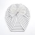 thumbnail image 2 of EnJoCho Toddler Baby Boys Girls Stretch Striped Bow Breathable Hat Caps Headwear 3 Years Baby Small Kids Cute Daily Head Wear, 2 of 3